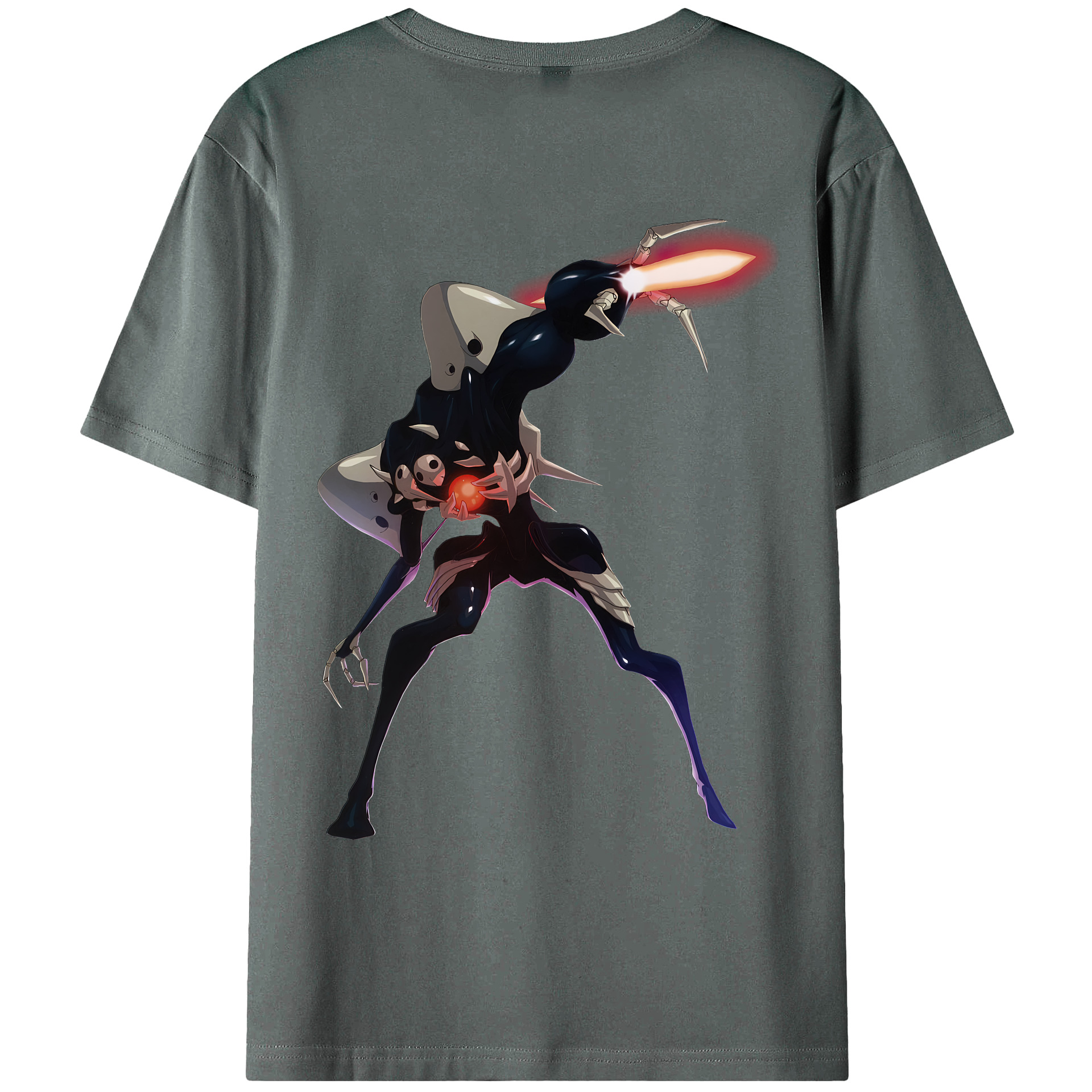 （画像用） EVA 新世紀エヴァンゲリオン 綿100％ メンズ半袖Tシャツ（バックプリント） 通気性